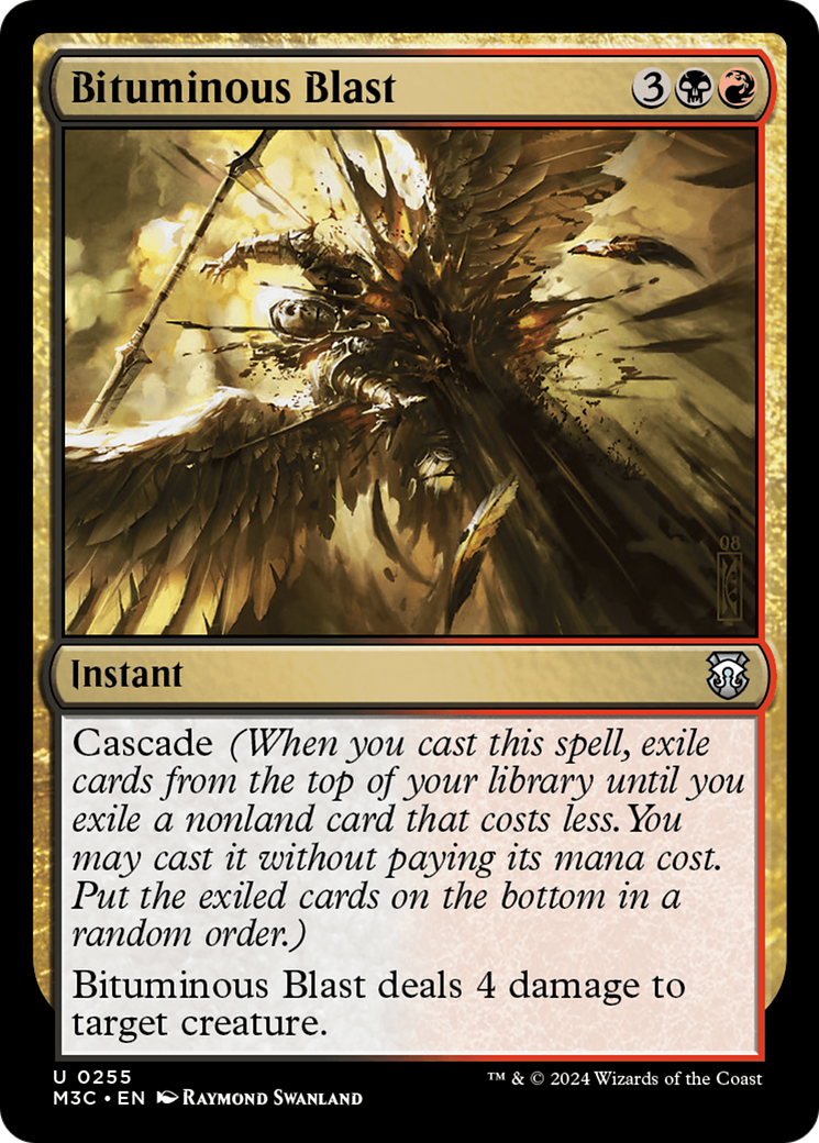 Bituminous Blast (Ripple Foil) [Modern Horizons 3 Commander] | Impulse Games and Hobbies