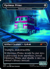 Darksteel Colossus - Optimus Prime (Borderless) [Secret Lair Drop Series] | Impulse Games and Hobbies