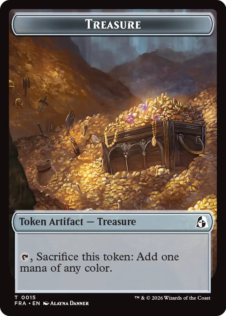 Angel (0003) // Treasure Double-Sided Token [Reality Fracture Tokens] | Impulse Games and Hobbies