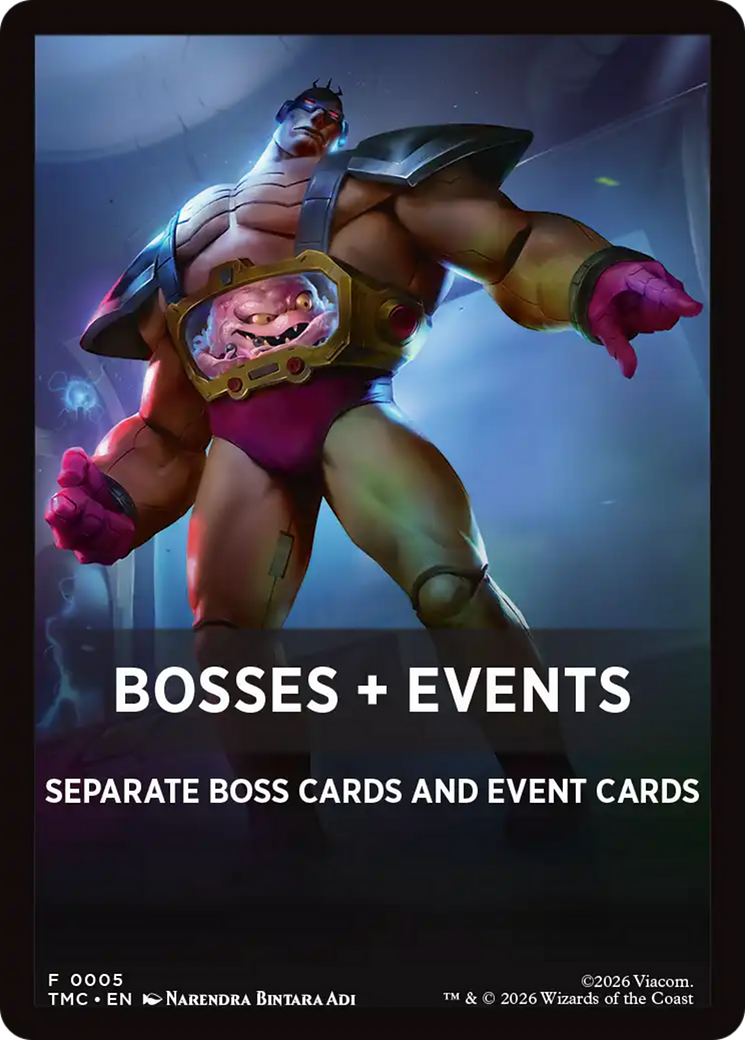 Bosses + Events [Teenage Mutant Ninja Turtles Commander Tokens] | Impulse Games and Hobbies