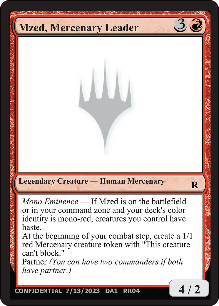 Mzed, Mercenary Leader [Unknown Event] | Impulse Games and Hobbies