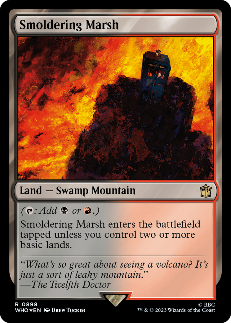 Smoldering Marsh (Surge Foil) [Doctor Who] | Impulse Games and Hobbies