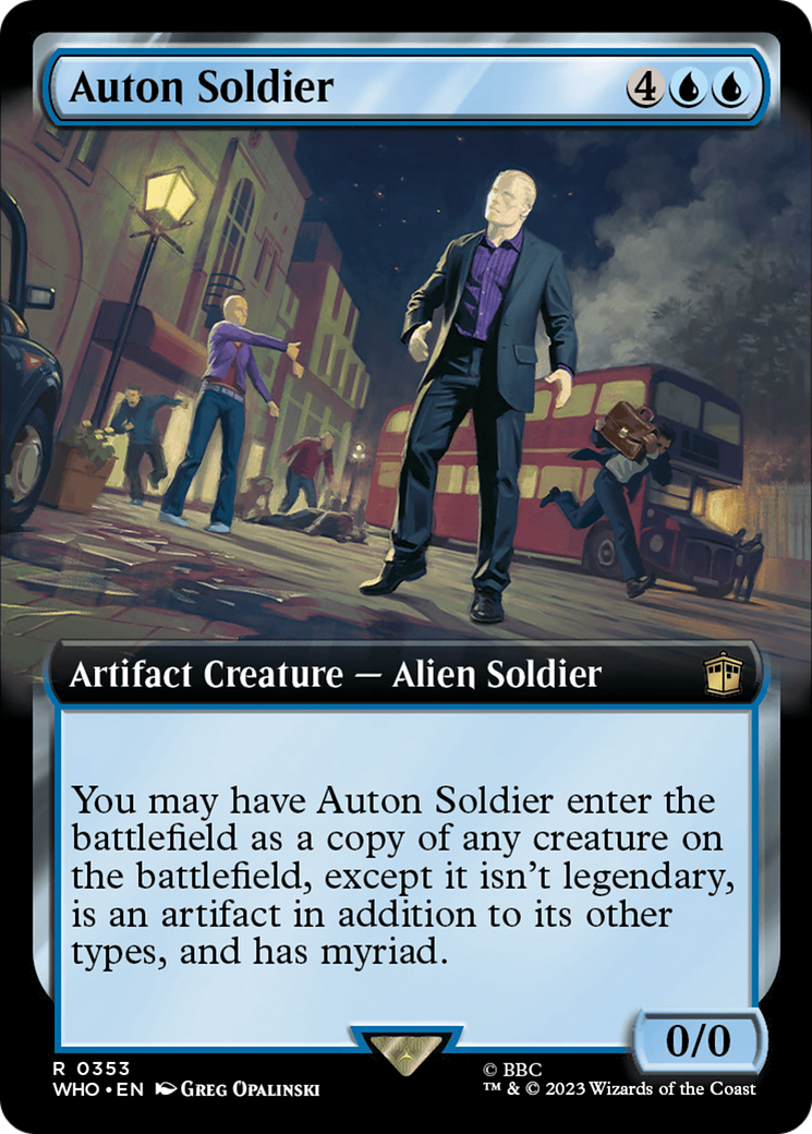 Auton Soldier (Extended Art) [Doctor Who] | Impulse Games and Hobbies