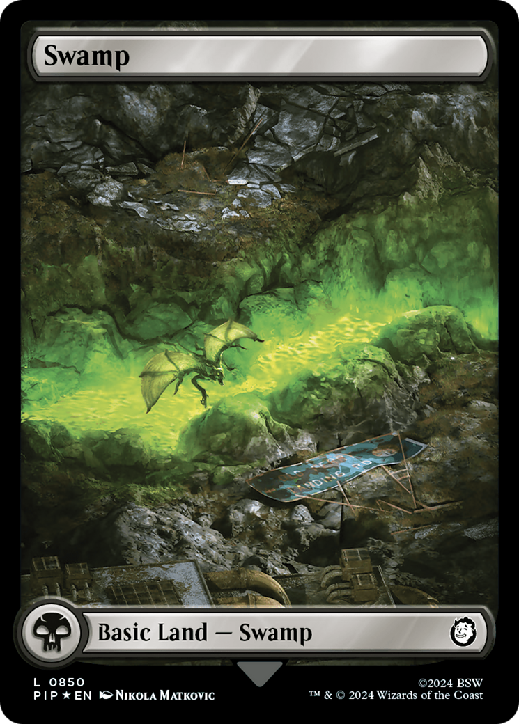 Swamp (0850) (Surge Foil) [Fallout] | Impulse Games and Hobbies