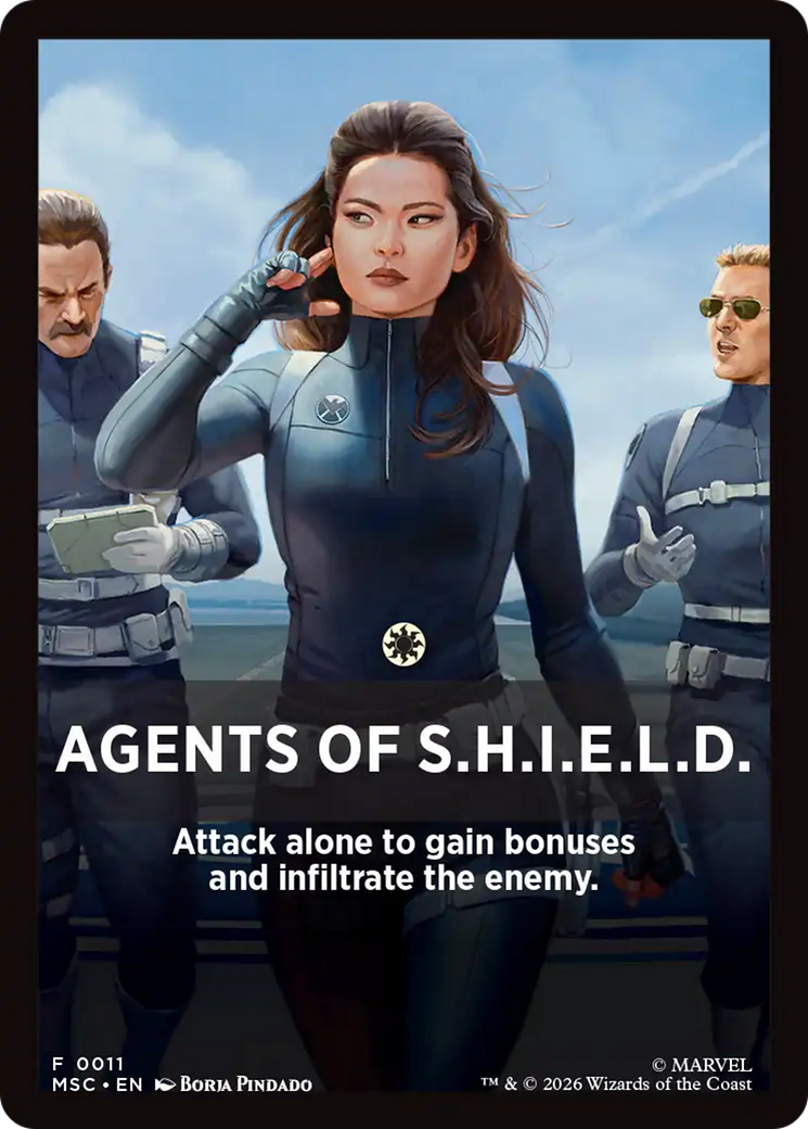 Agents of S.H.I.E.L.D. Theme Card [Marvel Super Heroes Commander] | Impulse Games and Hobbies