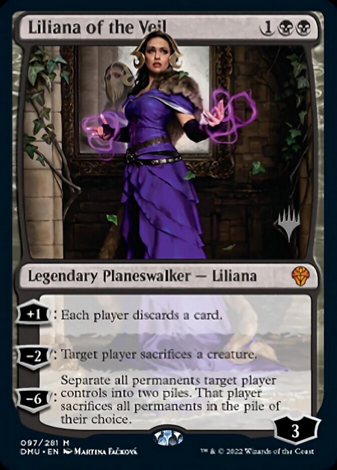 Liliana of the Veil (Promo Pack) [Dominaria United Promos] | Impulse Games and Hobbies