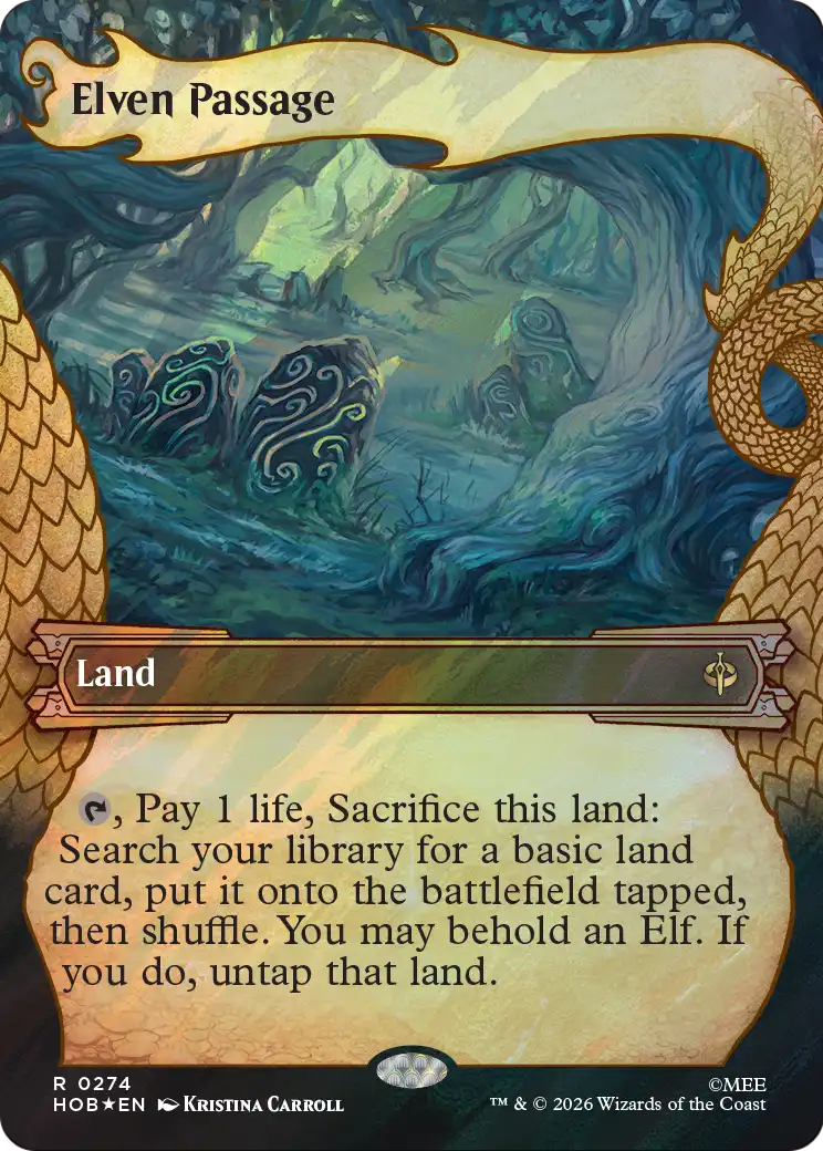 Elven Passage (Showcase) (Surge Foil) [The Hobbit] | Impulse Games and Hobbies