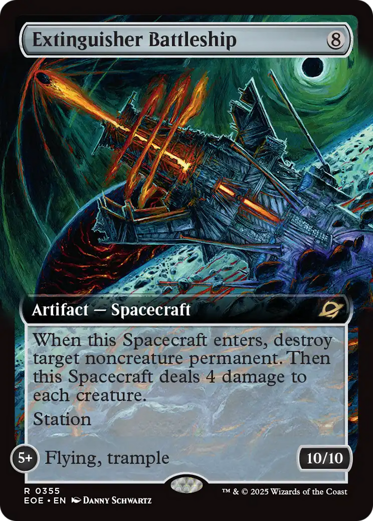 Extinguisher Battleship (Extended Art) [Edge of Eternities] | Impulse Games and Hobbies