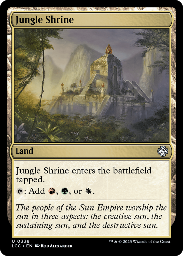 Jungle Shrine [The Lost Caverns of Ixalan Commander] | Impulse Games and Hobbies