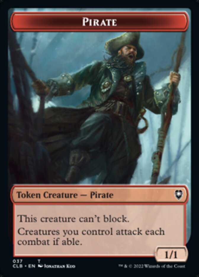Pirate // Goblin Double-Sided Token [Commander Legends: Battle for Baldur's Gate Tokens] | Impulse Games and Hobbies