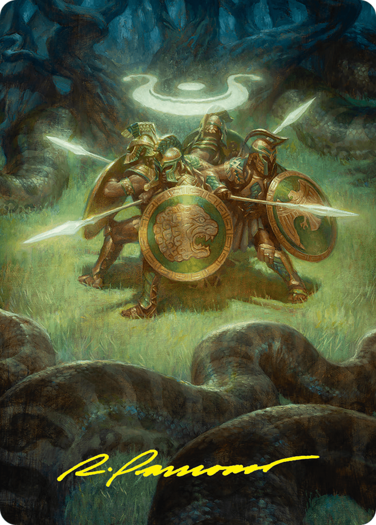 Anthem of Champions Art Card (47/54) (Gold-Stamped Signature) [Foundations Art Series] | Impulse Games and Hobbies
