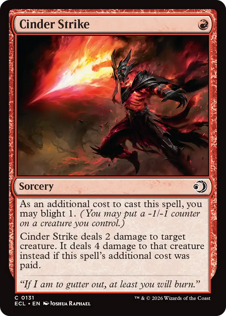 Cinder Strike [Lorwyn Eclipsed] | Impulse Games and Hobbies