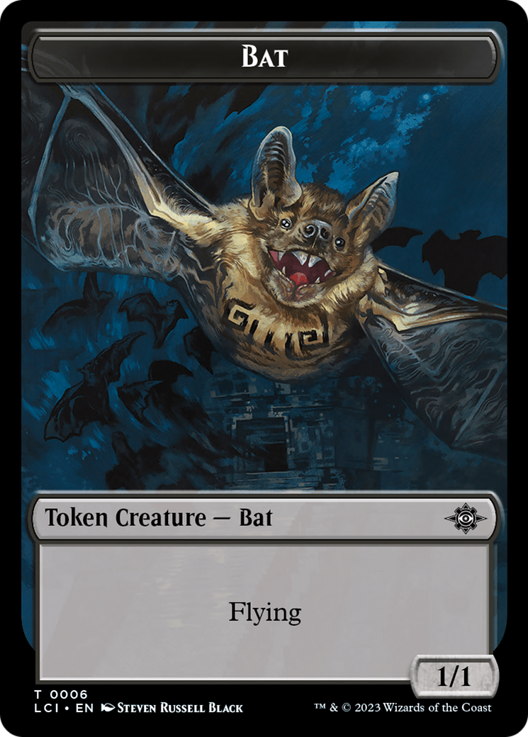 Bat Token [The Lost Caverns of Ixalan Tokens] | Impulse Games and Hobbies