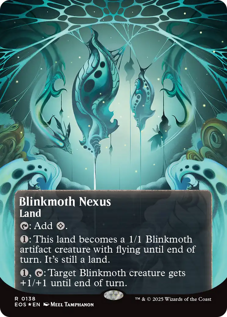 Blinkmoth Nexus (0138) (Borderless) (Galaxy Foil) [Edge of Eternities: Stellar Sights] | Impulse Games and Hobbies