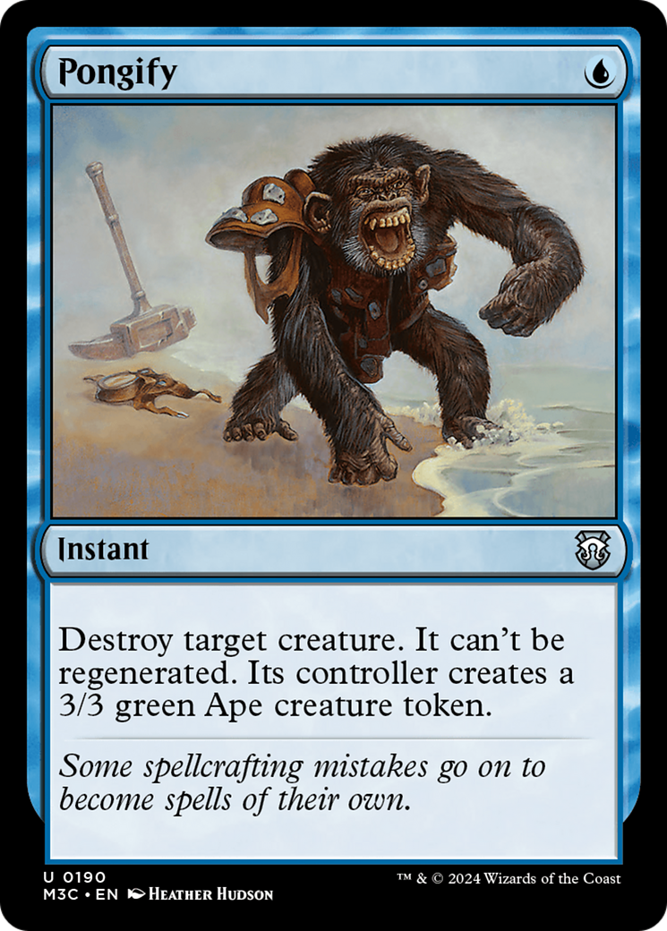 Pongify (Ripple Foil) [Modern Horizons 3 Commander] | Impulse Games and Hobbies