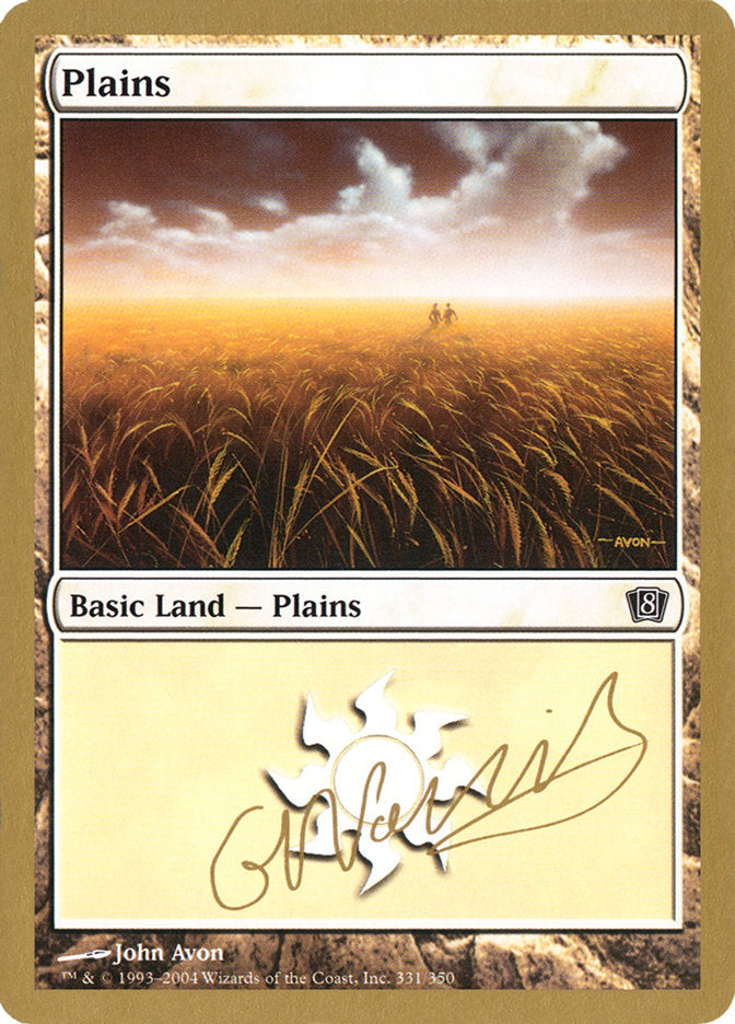 Plains (gn331) (Gabriel Nassif) [World Championship Decks 2004] | Impulse Games and Hobbies