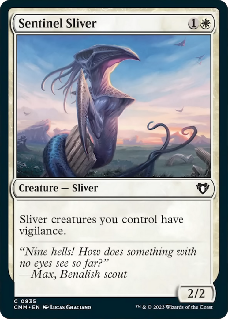 Sentinel Sliver [Commander Masters] | Impulse Games and Hobbies