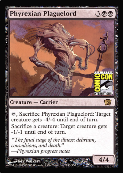 Phyrexian Plaguelord (San Diego Comic Con Oversized) [Oversize Cards] | Impulse Games and Hobbies