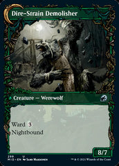 Burly Breaker // Dire-Strain Demolisher (Showcase Equinox) [Innistrad: Midnight Hunt] | Impulse Games and Hobbies