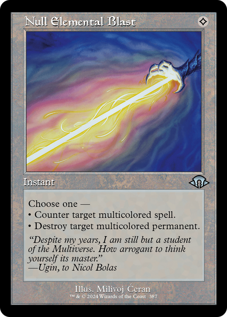 Null Elemental Blast (Retro) [Modern Horizons 3] | Impulse Games and Hobbies