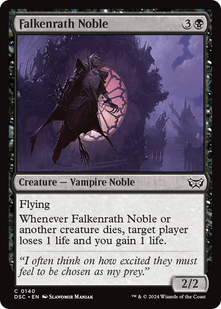 Falkenrath Noble [Duskmourn: House of Horror Commander] | Impulse Games and Hobbies