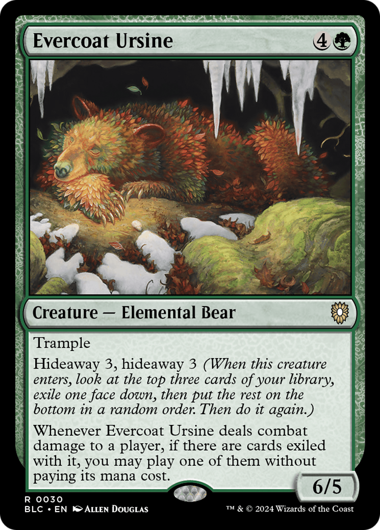 Evercoat Ursine [Bloomburrow Commander] | Impulse Games and Hobbies