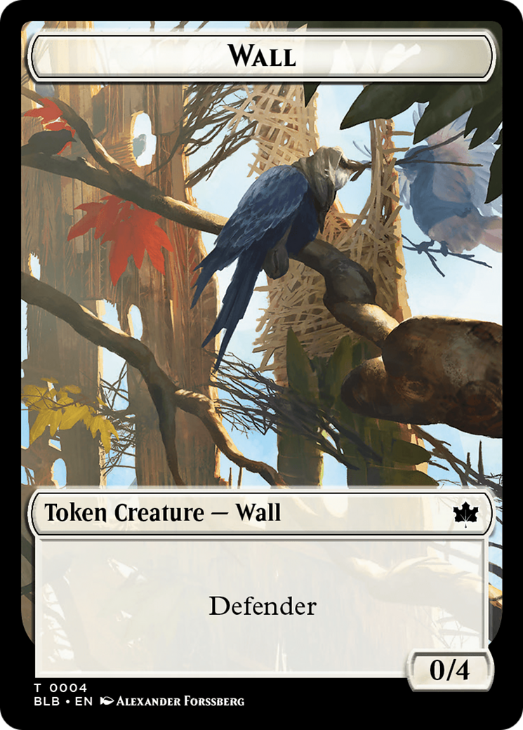 Wall Token [Bloomburrow Tokens] | Impulse Games and Hobbies