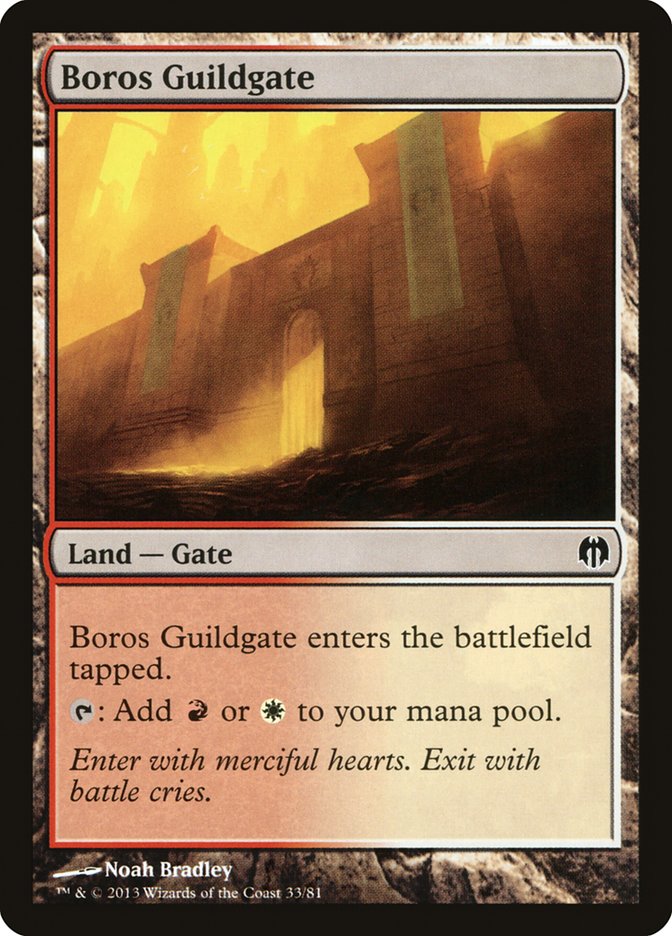 Boros Guildgate [Duel Decks: Heroes vs. Monsters] | Impulse Games and Hobbies