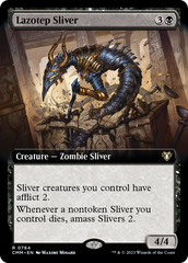 Lazotep Sliver (Extended Art) [Commander Masters] | Impulse Games and Hobbies