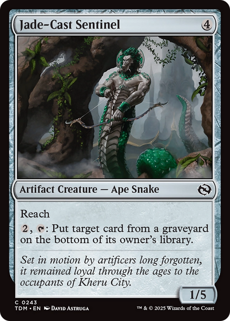 Jade-Cast Sentinel [Tarkir: Dragonstorm] | Impulse Games and Hobbies