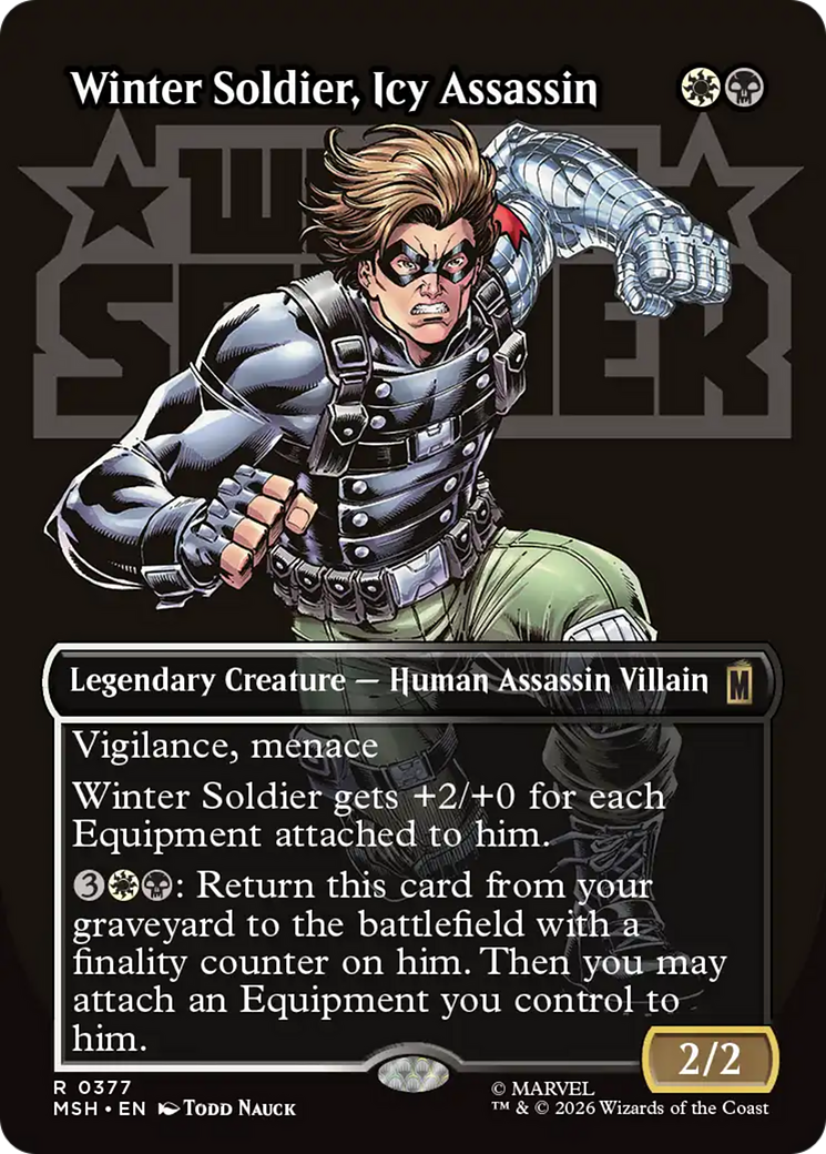 Winter Soldier, Icy Assassin (Borderless) [Marvel Super Heroes] | Impulse Games and Hobbies