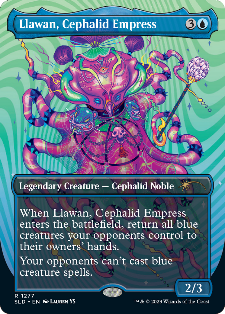 Llawan, Cephalid Empress (Borderless) [Secret Lair Drop Series] | Impulse Games and Hobbies