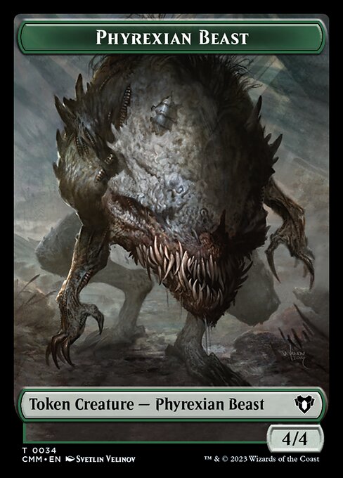 Eldrazi Scion // Phyrexian Beast Double-Sided Token [Commander Masters Tokens] | Impulse Games and Hobbies