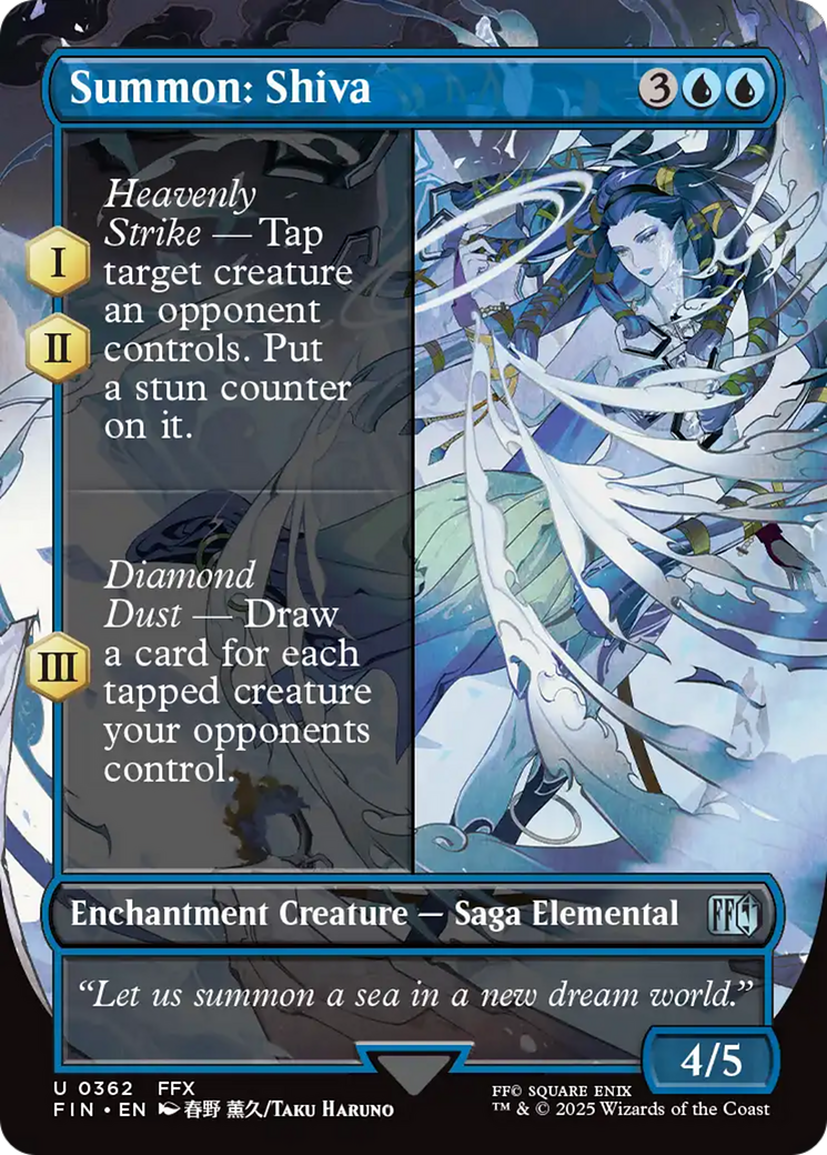 Summon: Shiva (Borderless) [FINAL FANTASY] | Impulse Games and Hobbies