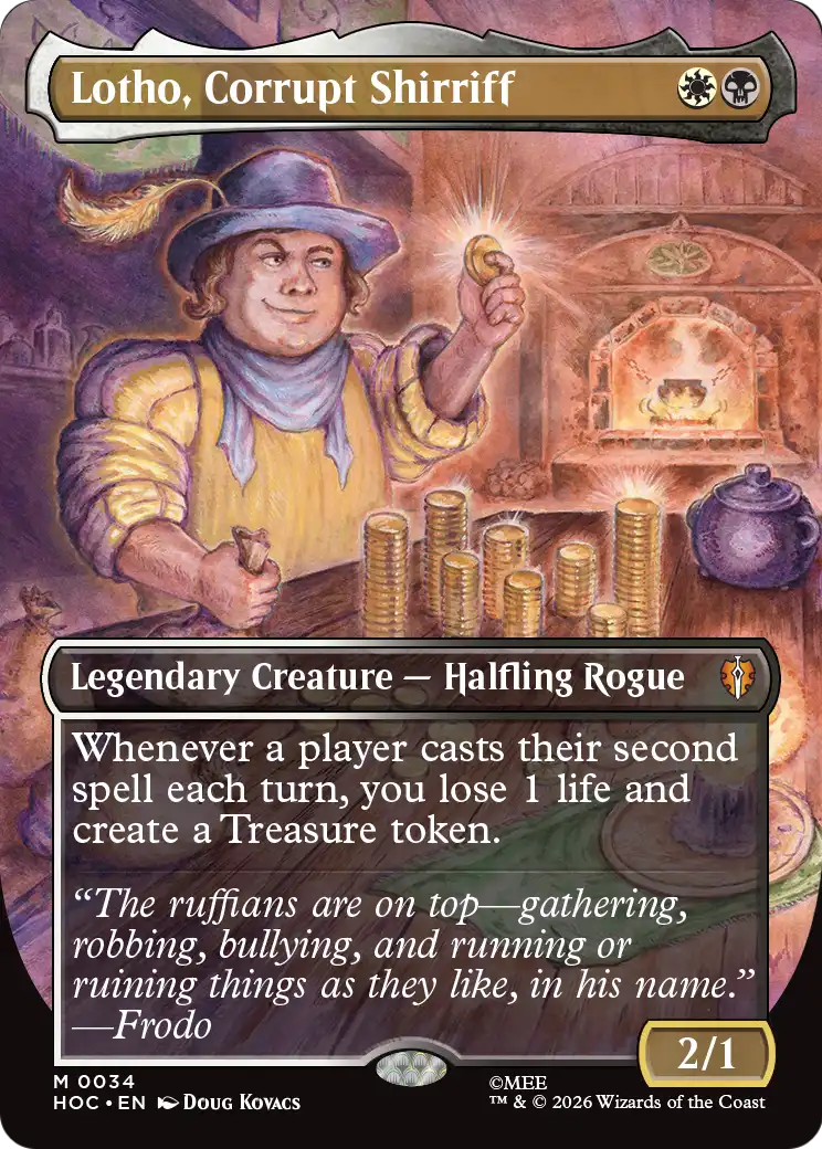 Lotho, Corrupt Shirriff (Borderless) [The Hobbit: Eternal-Legal] | Impulse Games and Hobbies