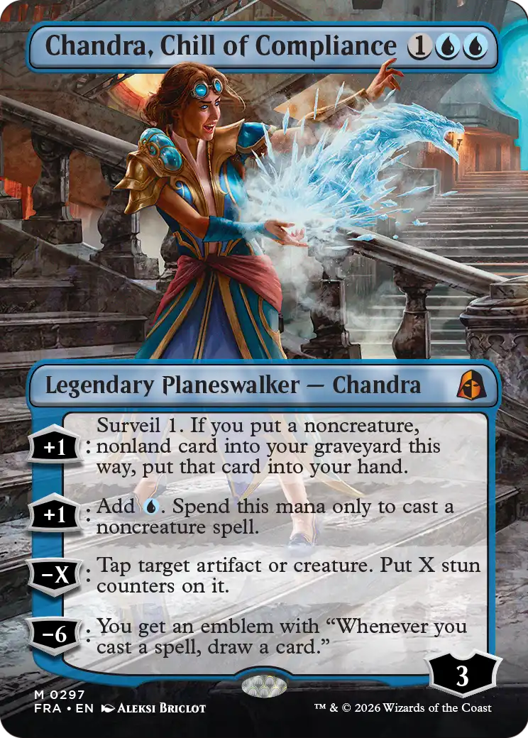 Chandra, Chill of Compliance (Borderless) [Reality Fracture] | Impulse Games and Hobbies