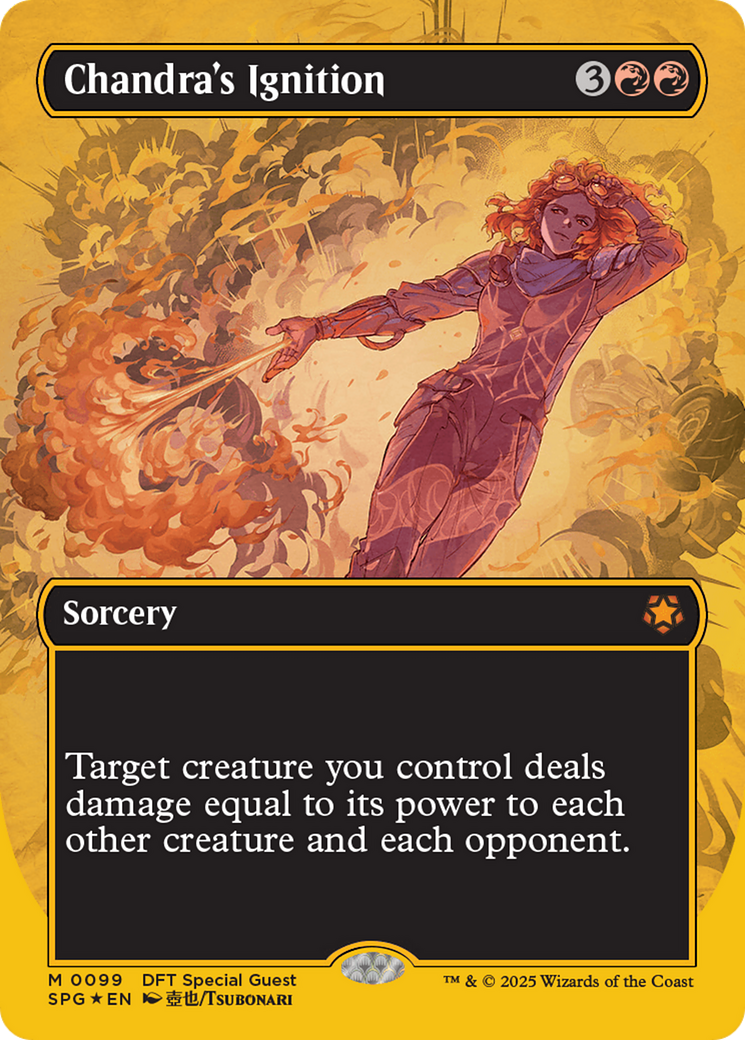 Chandra's Ignition (Borderless) (First-Place Foil) [Aetherdrift Special Guests] | Impulse Games and Hobbies