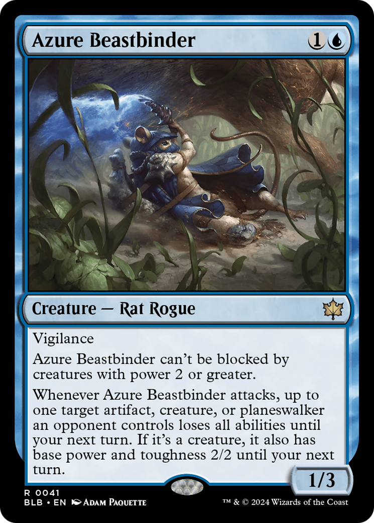 Azure Beastbinder [Bloomburrow] | Impulse Games and Hobbies