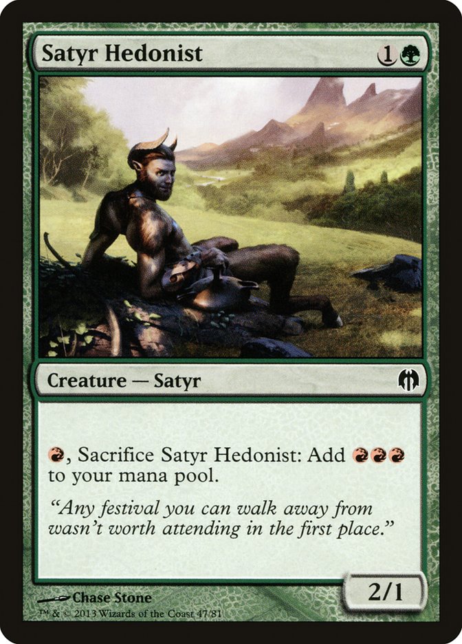 Satyr Hedonist [Duel Decks: Heroes vs. Monsters] | Impulse Games and Hobbies