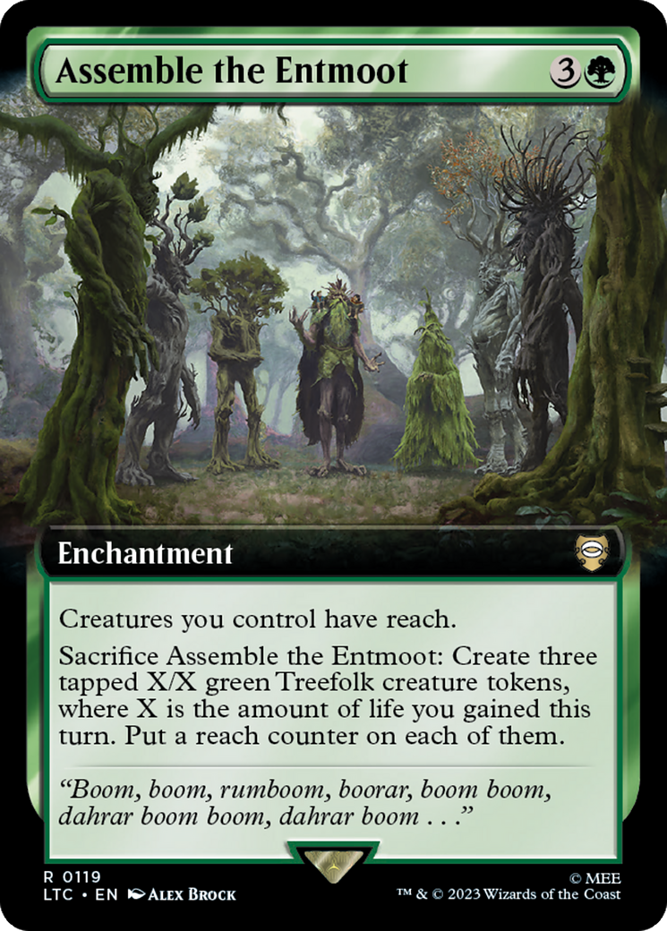 Assemble the Entmoot (Extended Art) [The Lord of the Rings: Tales of Middle-Earth Commander] | Impulse Games and Hobbies