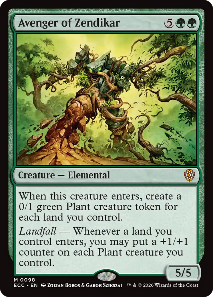Avenger of Zendikar [Lorwyn Eclipsed Commander] | Impulse Games and Hobbies