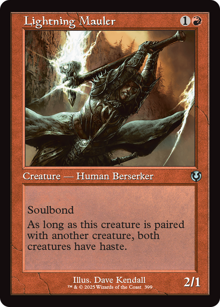 Lightning Mauler (Retro Frame) [Innistrad Remastered] | Impulse Games and Hobbies