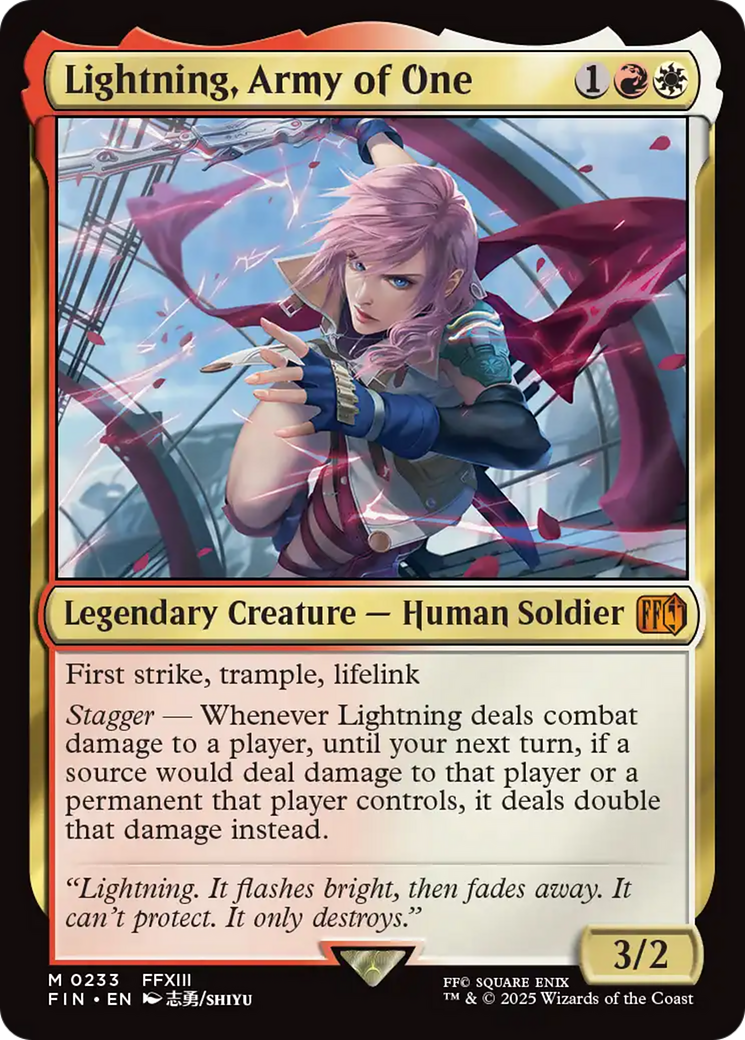 Lightning, Army of One [FINAL FANTASY] | Impulse Games and Hobbies