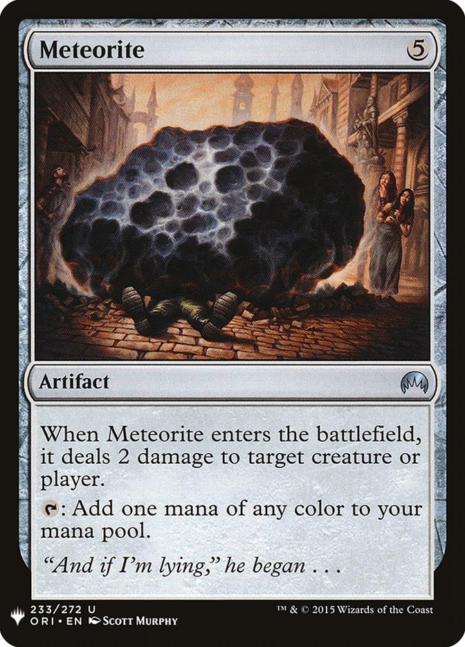 Meteorite [Mystery Booster] | Impulse Games and Hobbies