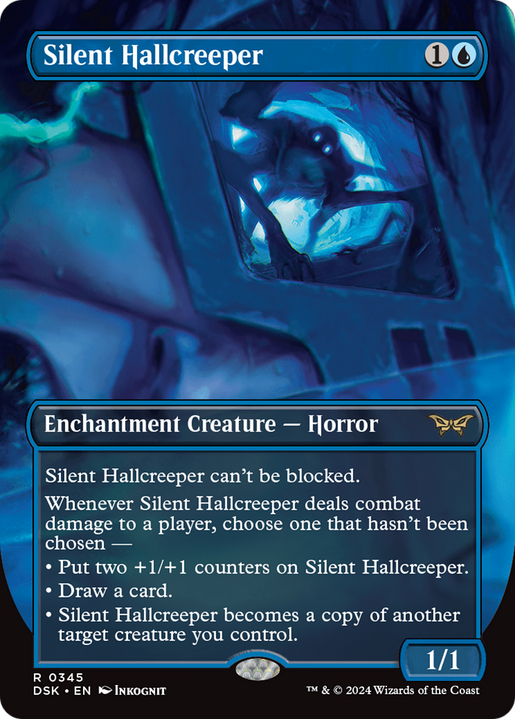 Silent Hallcreeper (Borderless) [Duskmourn: House of Horror] | Impulse Games and Hobbies