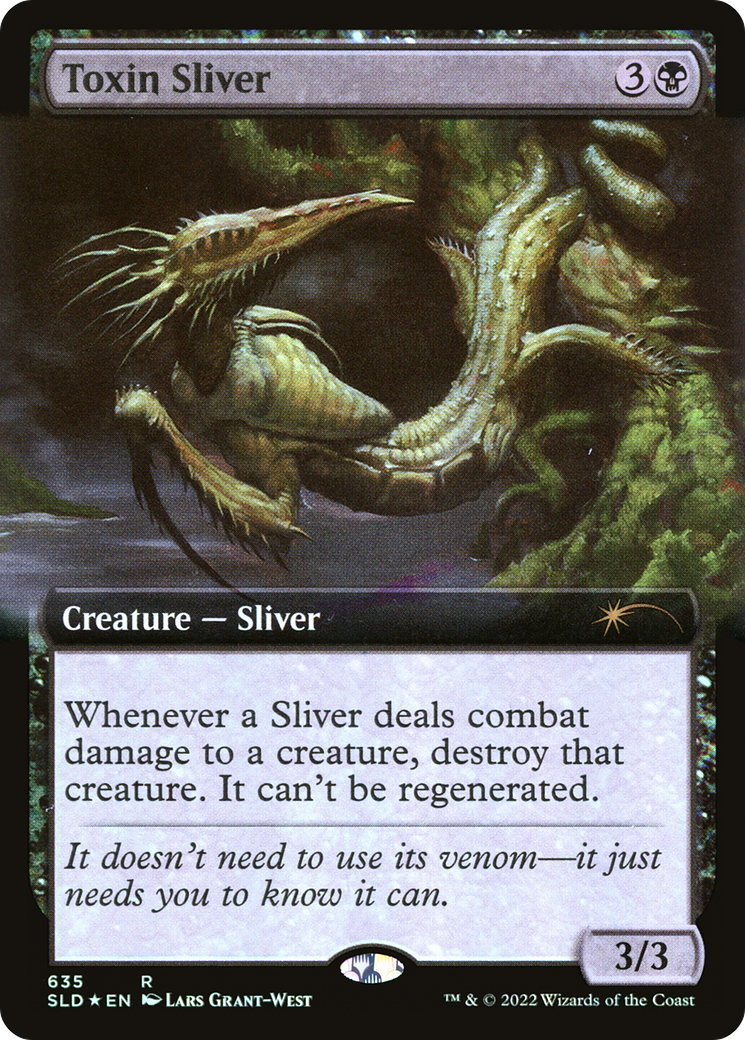 Toxin Sliver (Extended Art) [Secret Lair Drop Promos] | Impulse Games and Hobbies