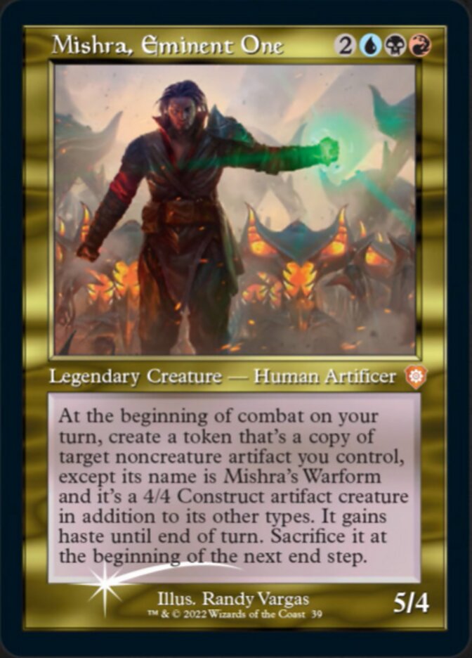 Mishra, Eminent One (039) (Retro) (Display Commander) [The Brothers' War Commander] | Impulse Games and Hobbies