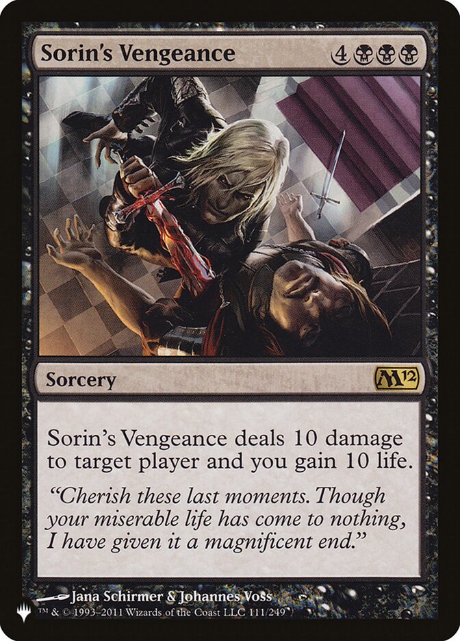 Sorin's Vengeance [The List] | Impulse Games and Hobbies