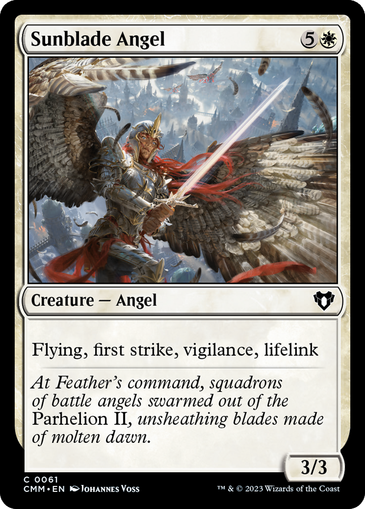 Sunblade Angel [Commander Masters] | Impulse Games and Hobbies