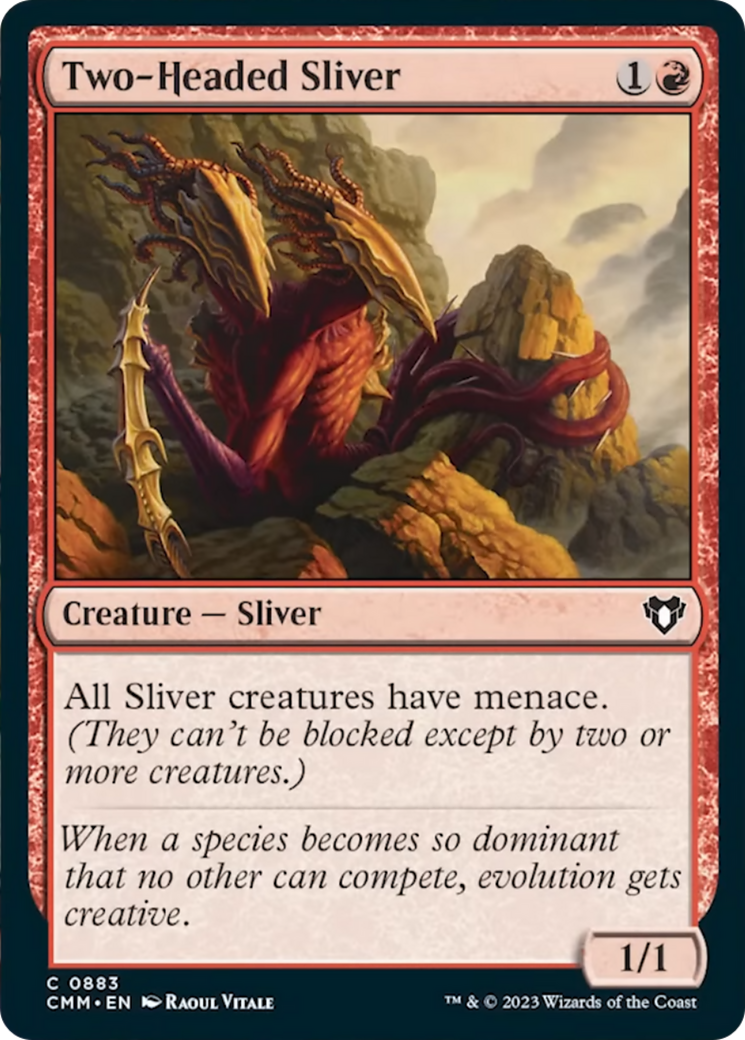 Two-Headed Sliver [Commander Masters] | Impulse Games and Hobbies